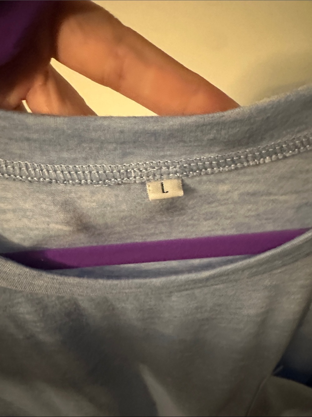Light Blue Pocket Tee - Picture 3 of 3